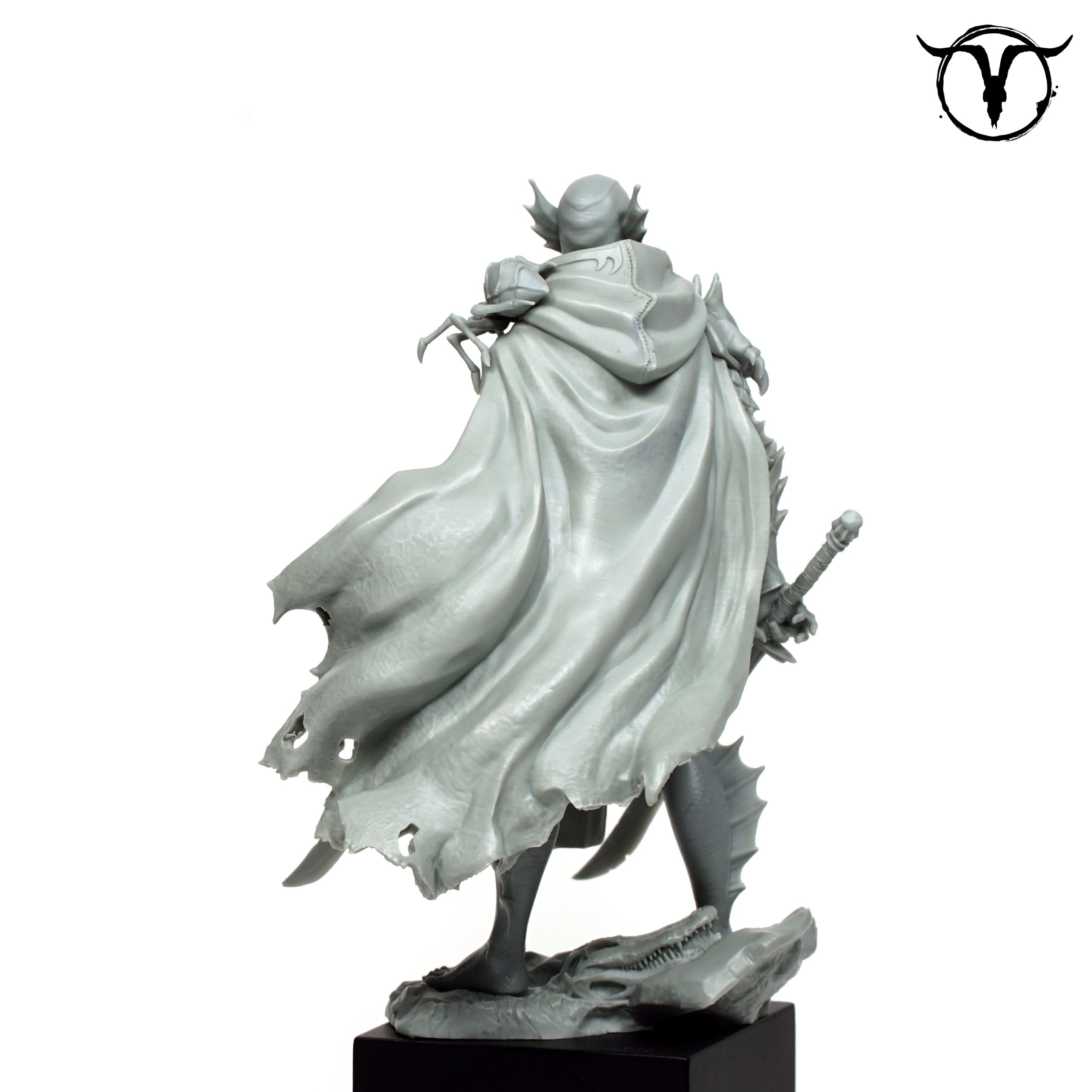 Akelarre 75/80 mm Caldas Knight Black Lagoon figurine résine
