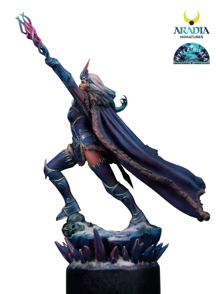 Aradia Minis Hyperborea Skadi figurine en résine 75mm à peindre