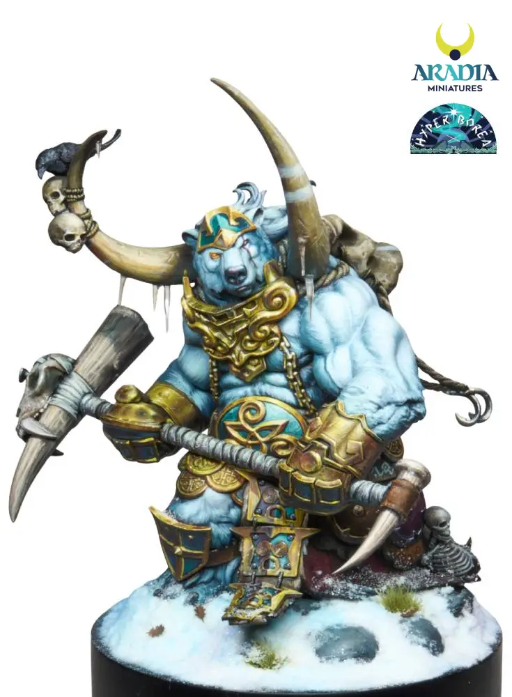 Aradia Minis Hyperborea Björnak figurine en résine à peindre