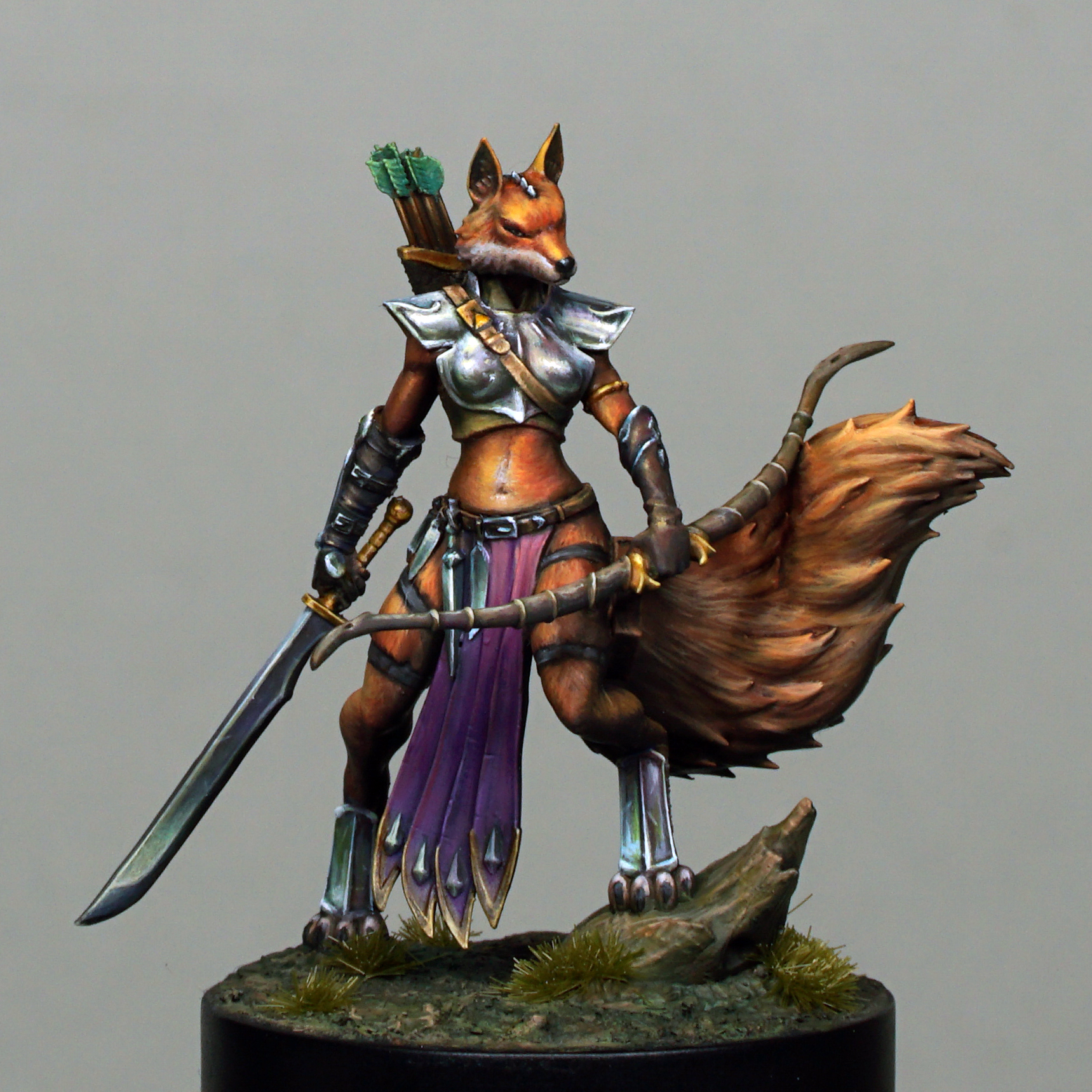 Akelarre Models Nyx Huntress figurine résine 35 mm