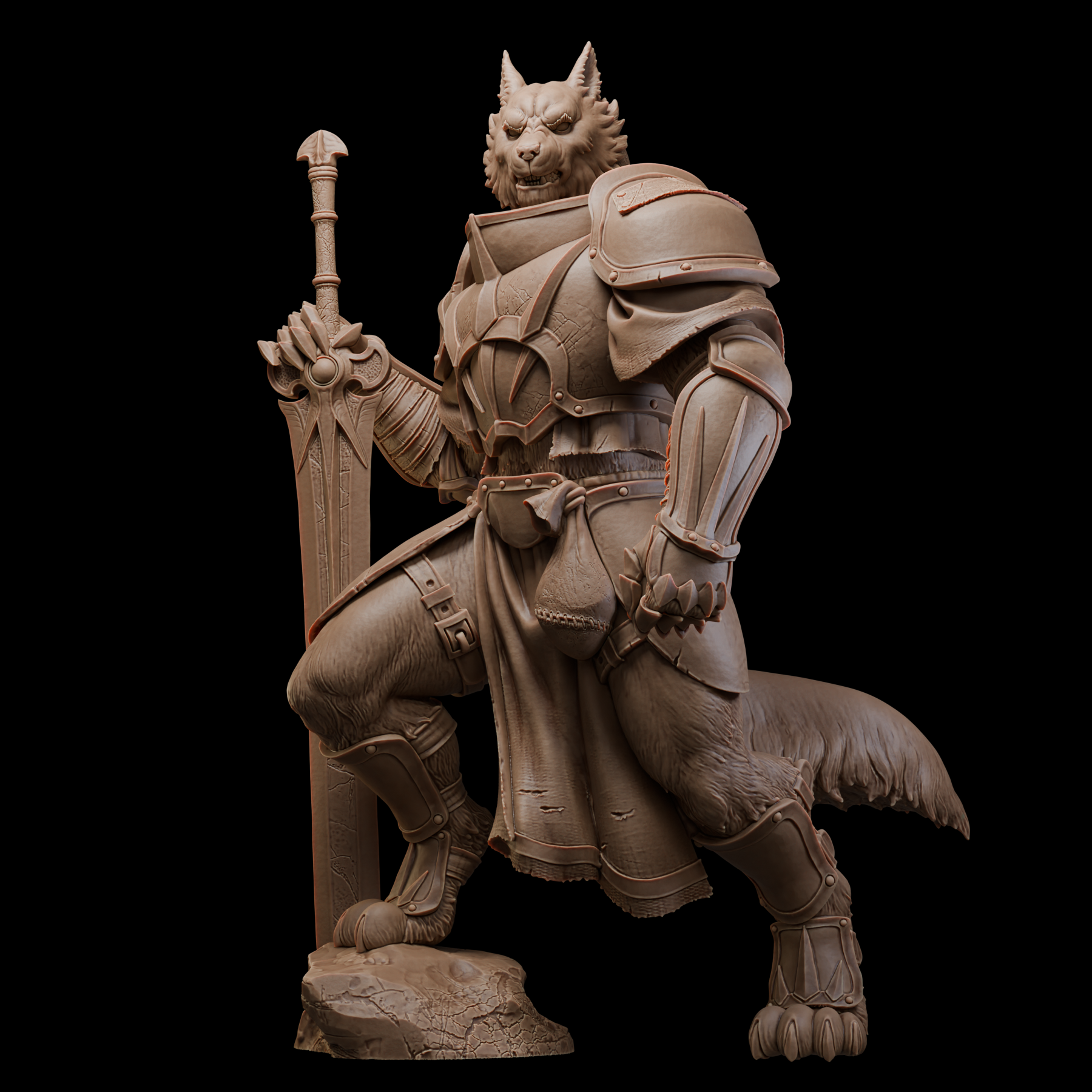 Akelarre Models Craidd 35mm figurine en résine paladin