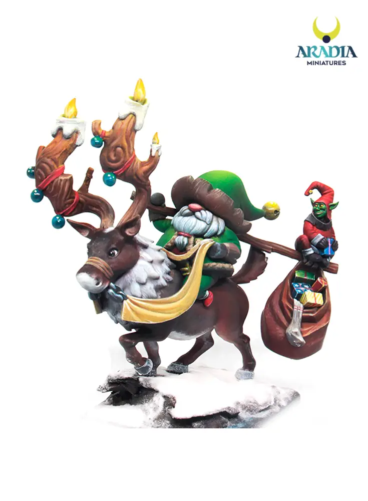 Aradia Classic Fantasy Santa figurine résine père Noël