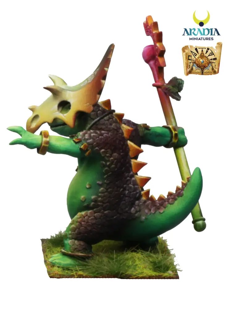Paititi Bufosaur figurine résine à peindre créature