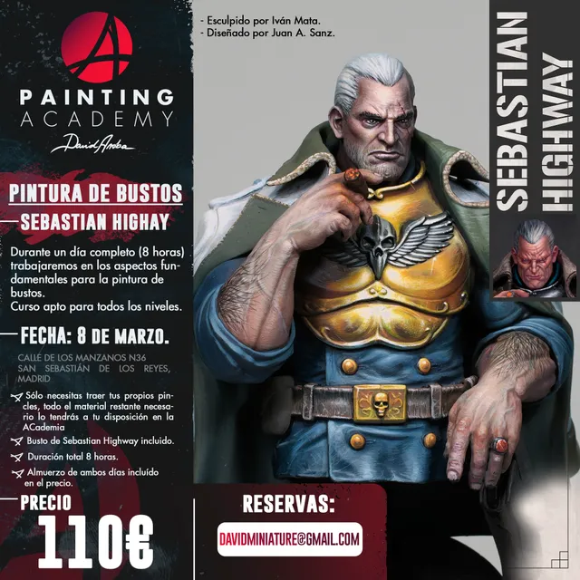 Akelarre Models Busts Masterclass peinture bustes David Arroba