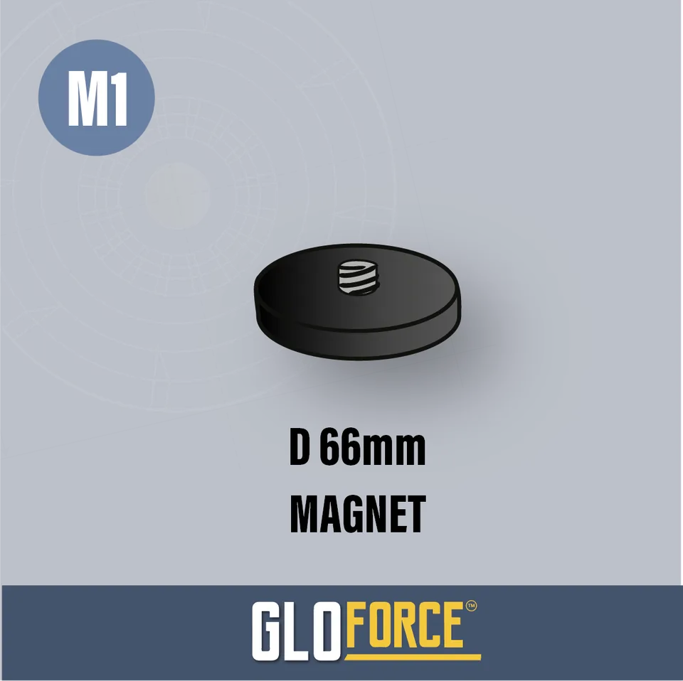 Gloforce Components M1-Magnet 66mm aimant 20kg 1/4