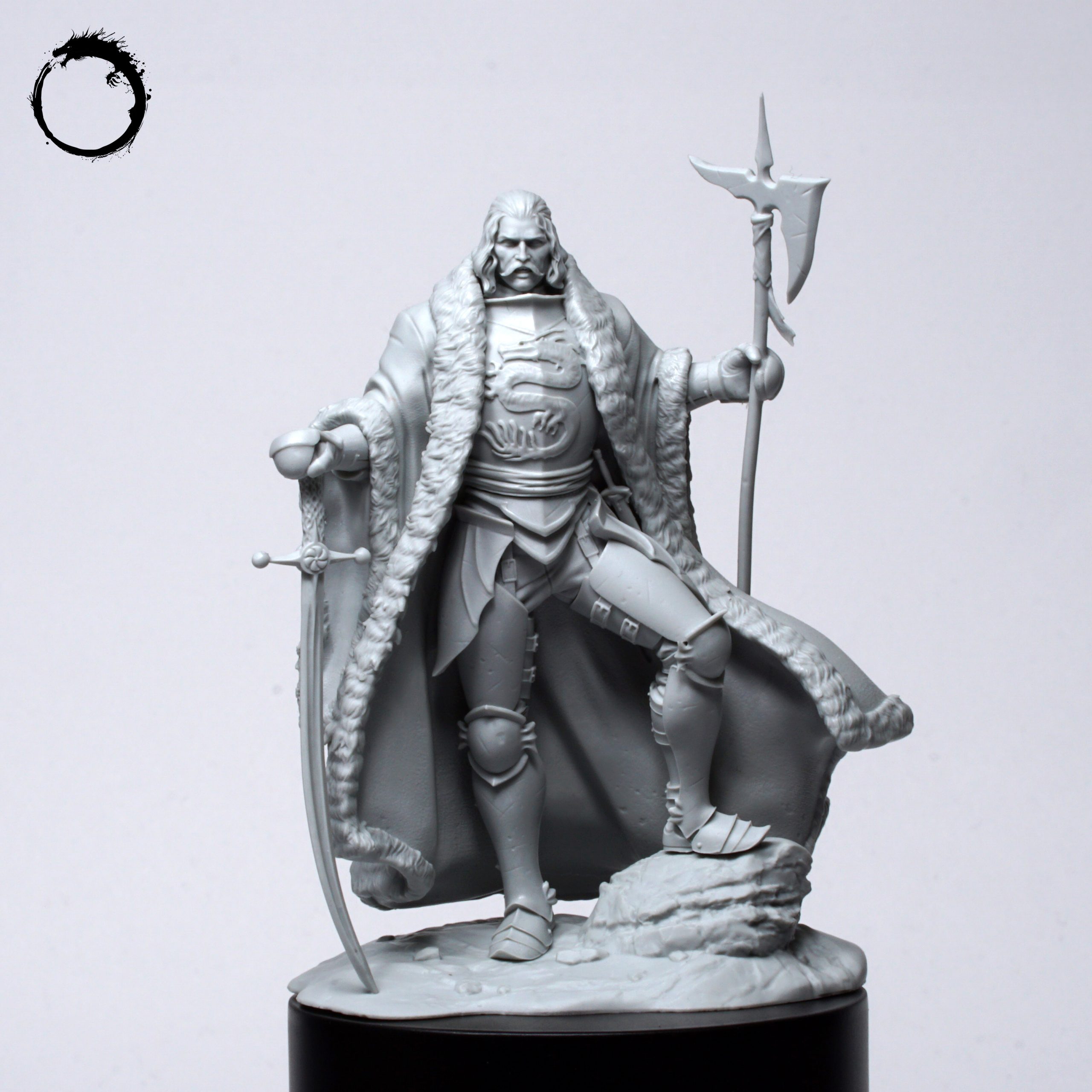 Akelarre Models 75/80 mm Vlad Tepes figurine résine 80mm deux têtes