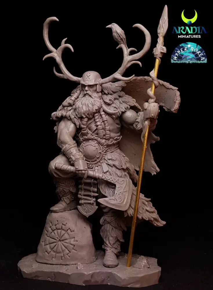 Aradia Hyperborea Imbolc champion Thule figurine résine