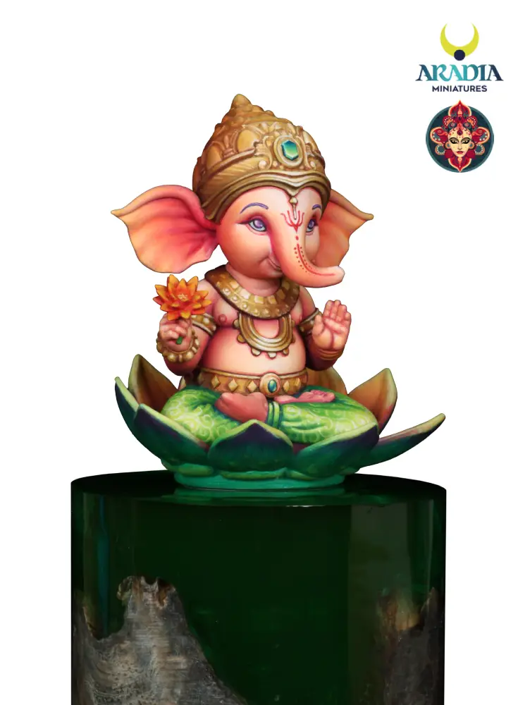 Kali Yuga Ganapati figurine en résine à peindre