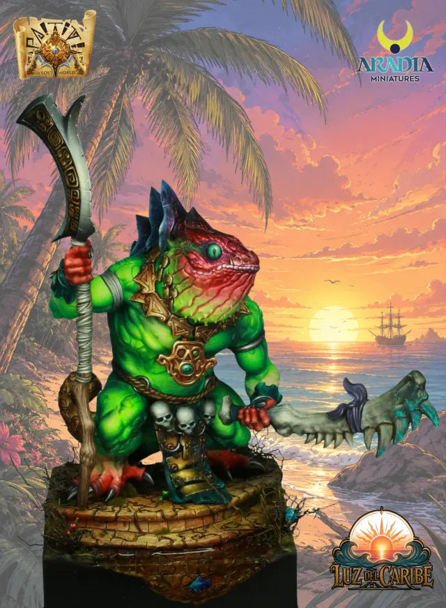 Aradia Classic Fantasy Chamaleogre figurine résine ogre