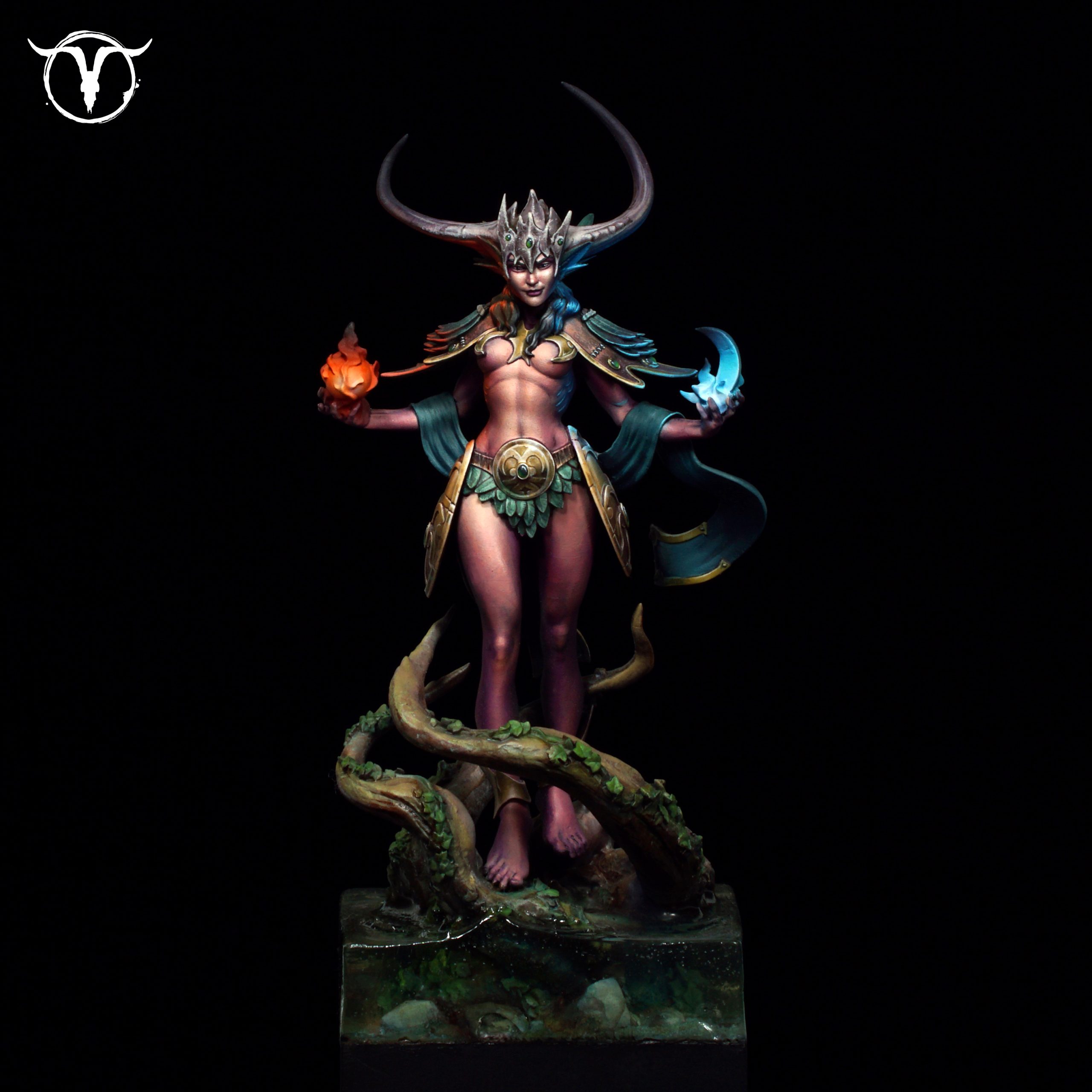 Akelarre Amari 75mm figurine résine déesse nature