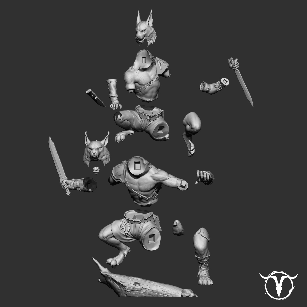 Akelarre Models Vex & Hex Darkblood Rogues figurine 80mm