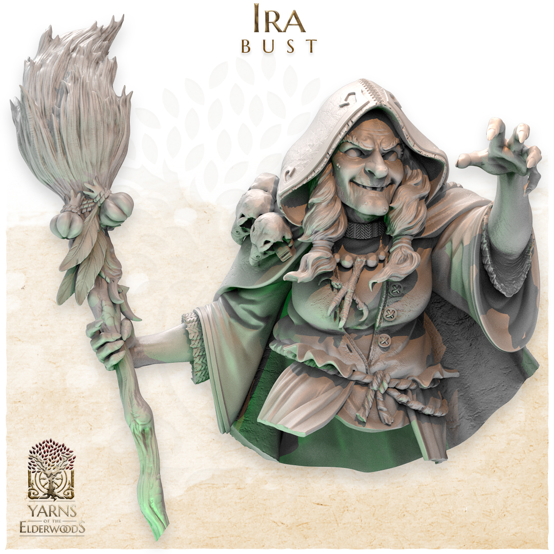 Akelarre Models Ira buste résine sorcière à peindre