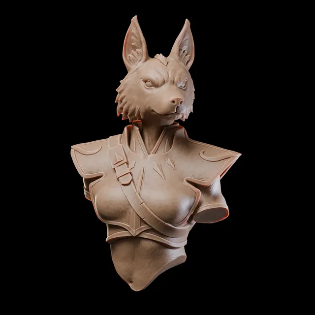 Akelarre Models Busts buste Nyx Huntress résine