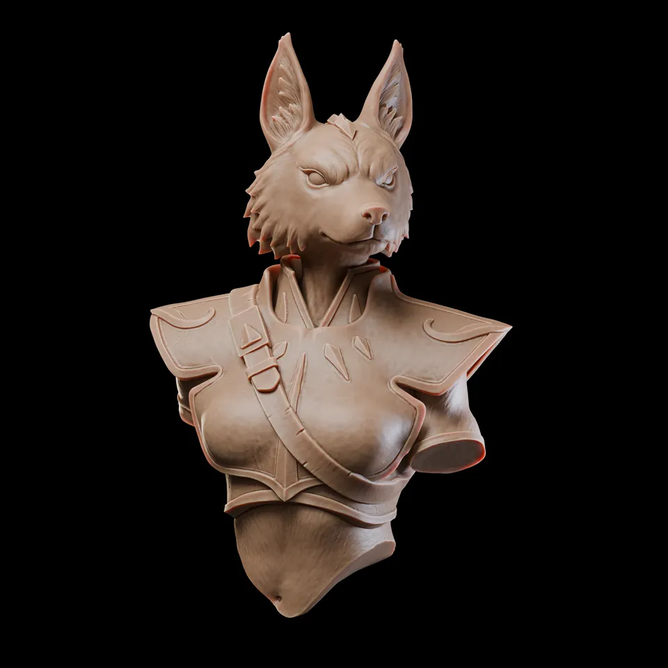 Akelarre Models Busts buste Nyx Huntress résine