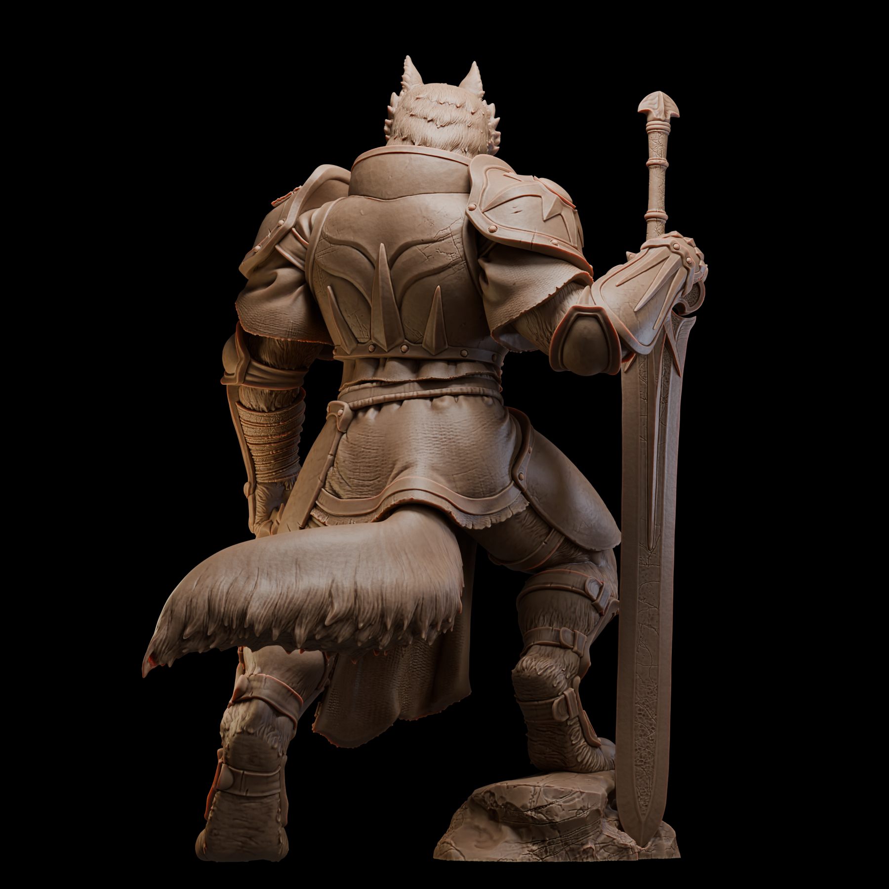 Akelarre Models Craidd Fallen Paladin figurine résine 80 mm