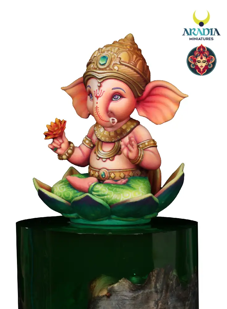 Kali Yuga Ganapati figurine en résine à peindre