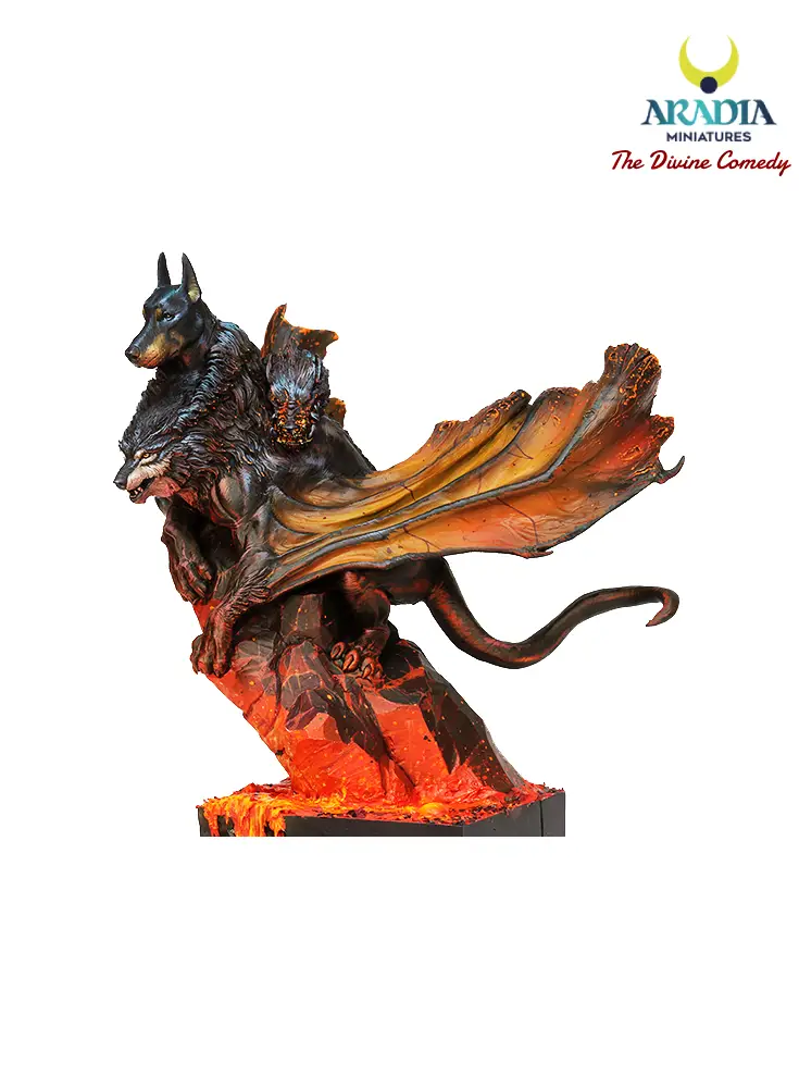 Aradia Minis Dante's Divine Comedy Cerberus figurine résine
