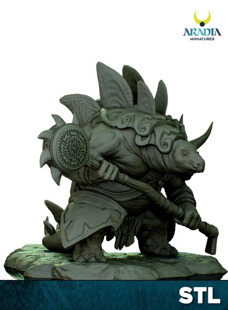Aradia Minis Mickael Lelièvre Stegazaurus figurine résine dinosaure