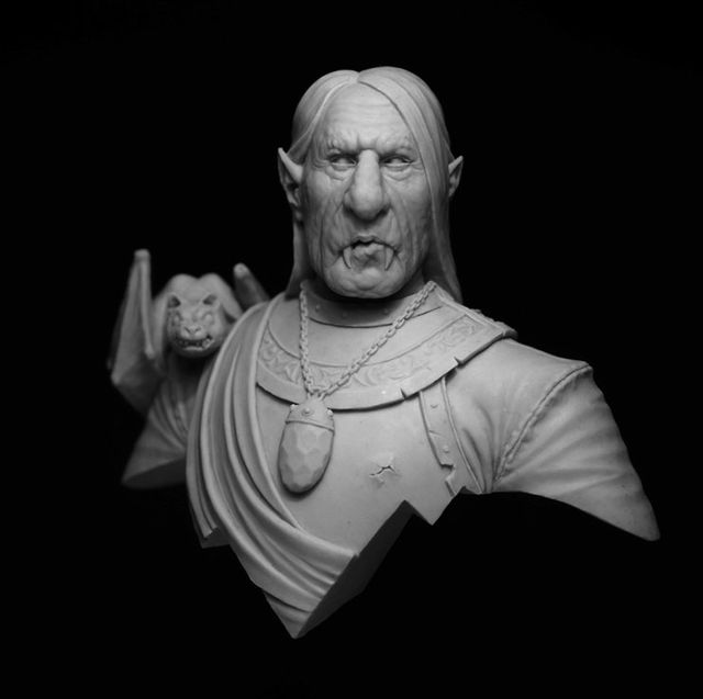 Akelarre Models Nosferatu buste en résine vampire