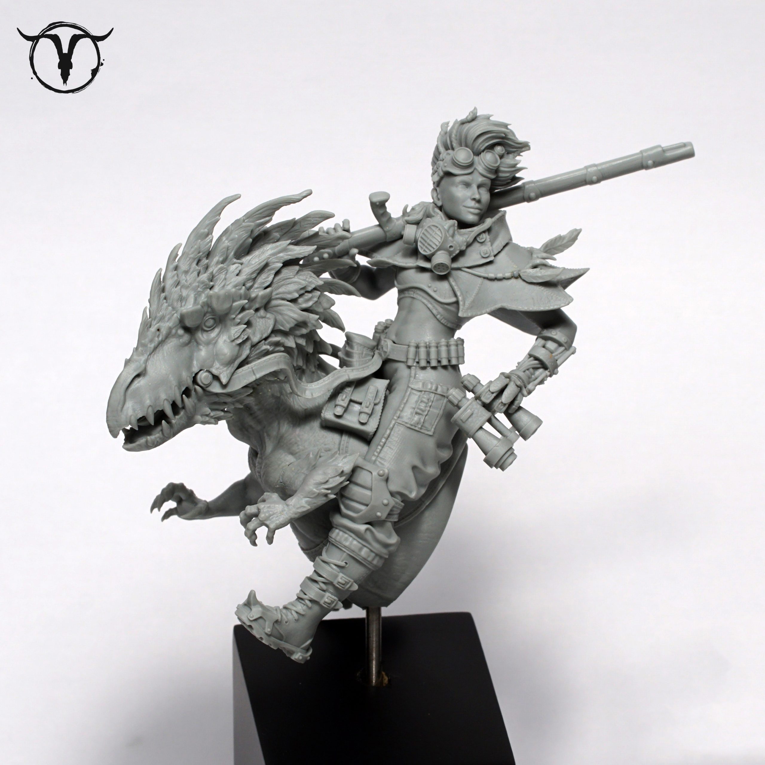 Akelarre Models Leah Falkenwrath Raptor Rider figurine