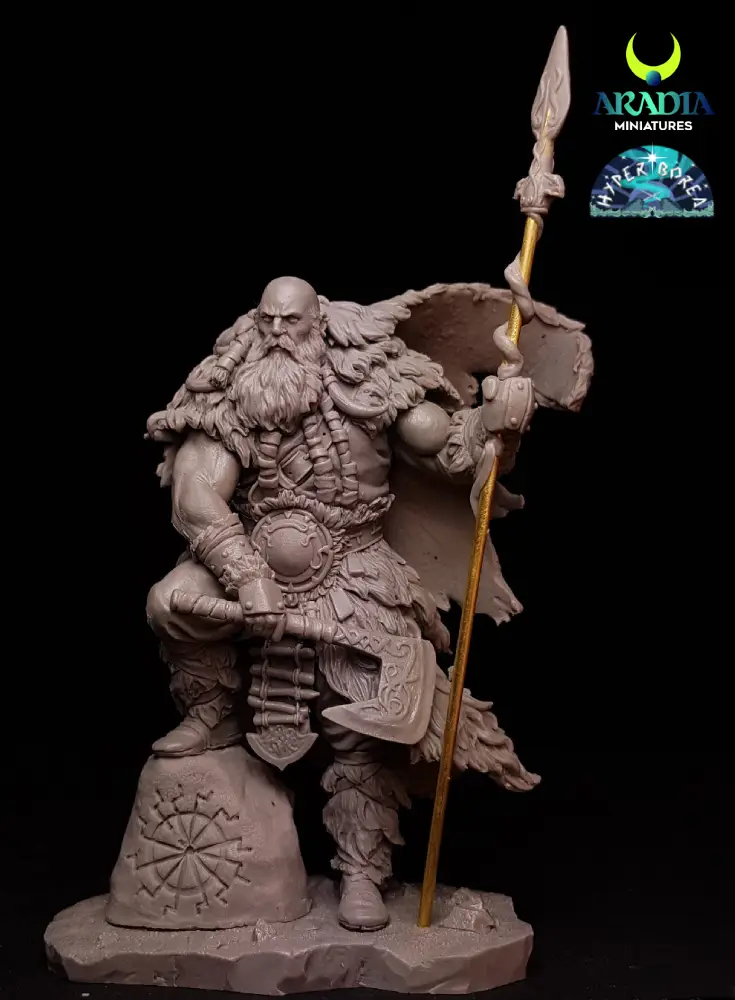 Aradia Hyperborea Imbolc champion Thule figurine résine