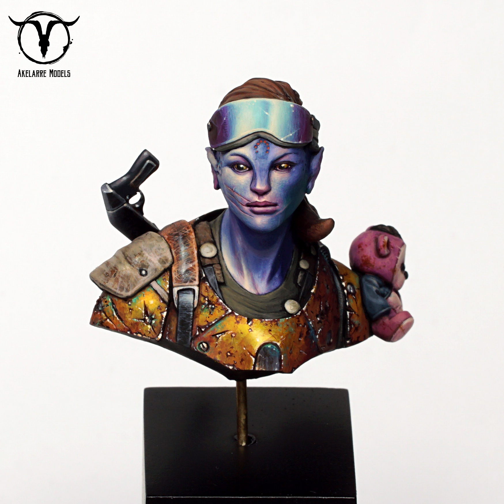 Akelarre Models Noona vidéotutoriel peinture buste