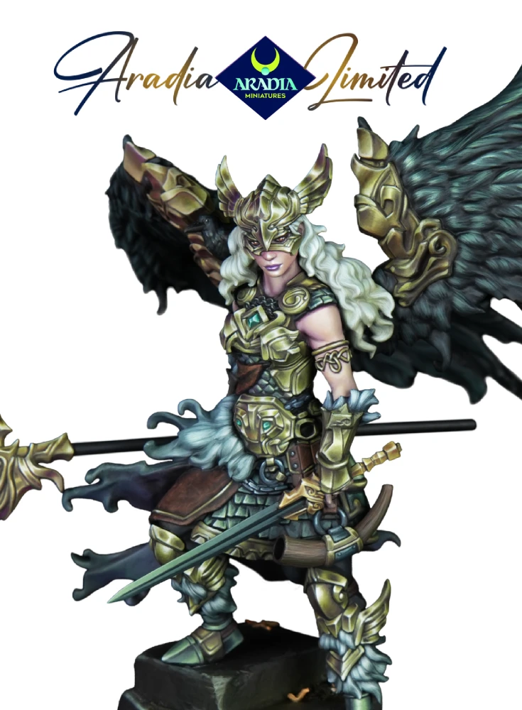 Aradia Minis Classic Svanraven figurine résine 75mm corbeau