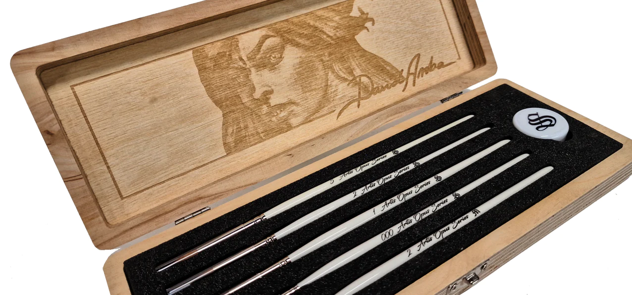 Artis Opus David Arroba set 5 pinceaux deluxe martre Kolinsky