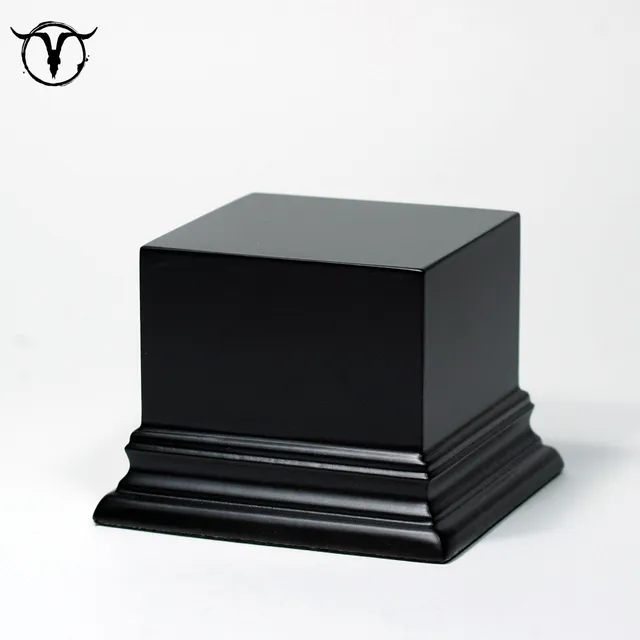Akelarre Models Plinths socle bois noir 65x65mm 60mm