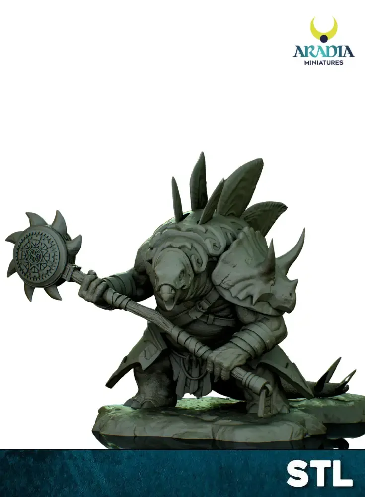 Aradia Minis Mickael Lelièvre Stegazaurus figurine résine dinosaure