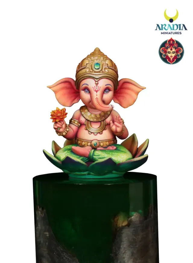 Kali Yuga Ganapati figurine en résine à peindre