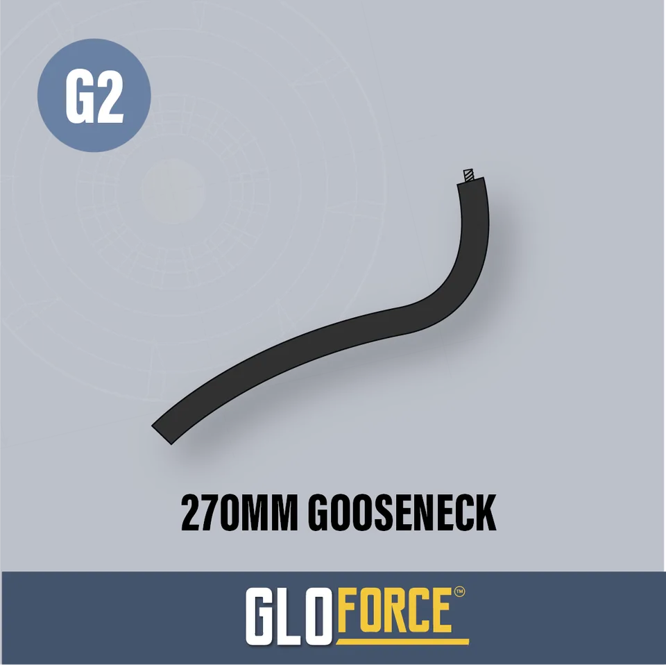 GLOFORCE COMPONENTS G2 Gooseneck bras flexible 270mm souple