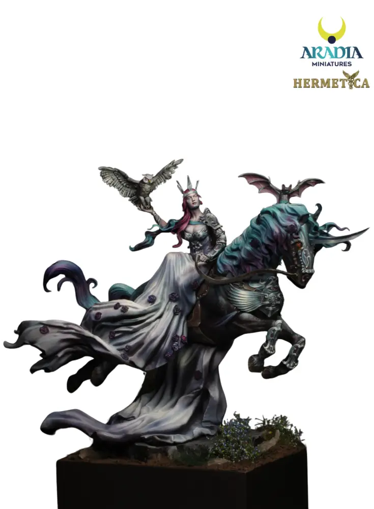 Aradia Minis Hermetica Lady of the Black Rose figurine résine