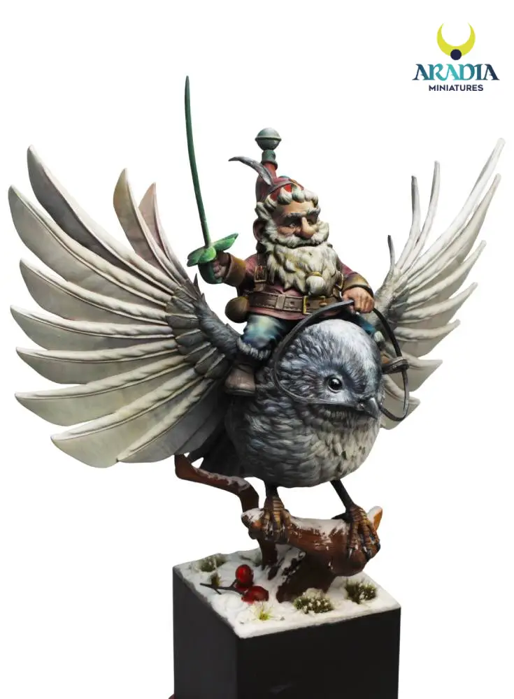 Aradia Classic Bruno long-tailed-tit figurine résine à peindre