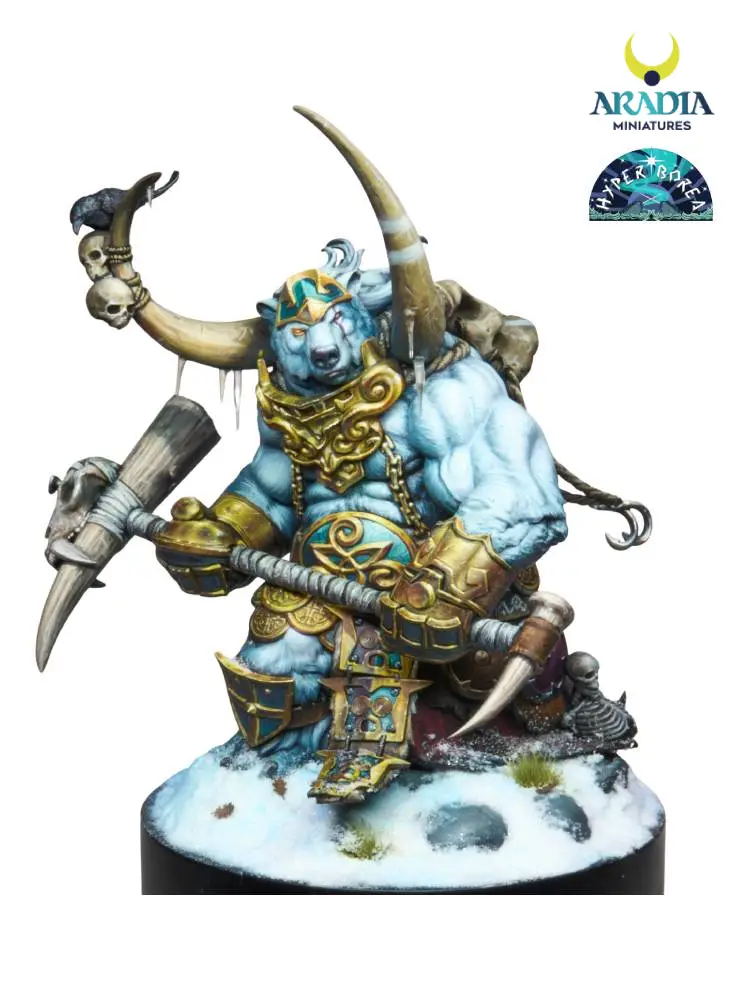 Aradia Minis Hyperborea Björnak figurine en résine à peindre