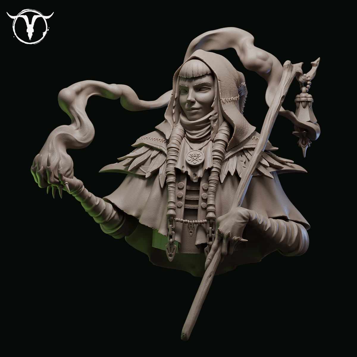 Akelarre Models Busts buste Circe Plague Doctor résine