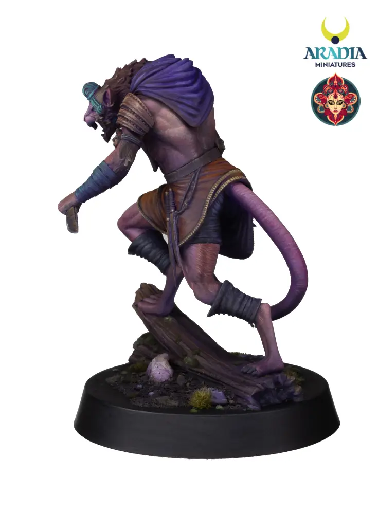 Aradia Minis Kali Yuga Mushika figurine résine à peindre