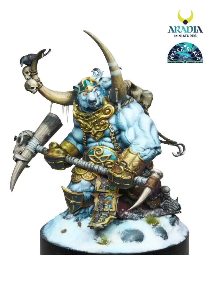 Aradia Minis Hyperborea Björnak figurine en résine à peindre