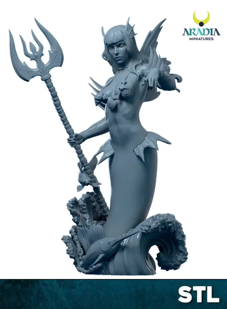 Aradia Minis Ocean Naulei Mermaid fichier STL sirène