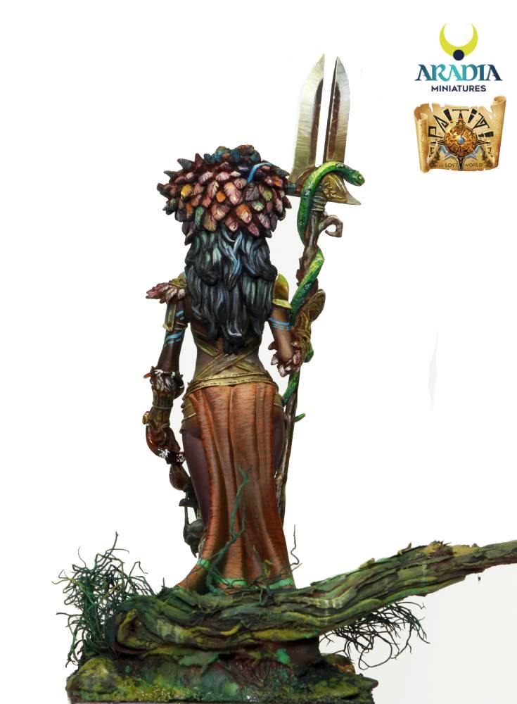 Aradia Paititi Ixtaca figurine en résine prêtresse à peindre
