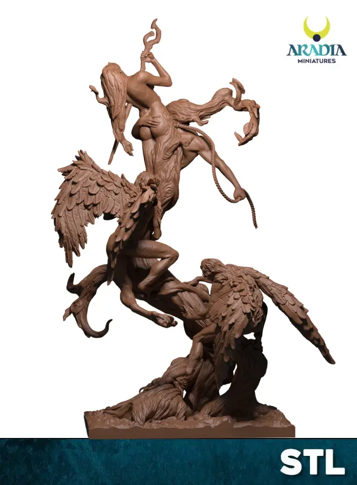 Aradia Minis Dante Tree of Suicides fichier STL décor