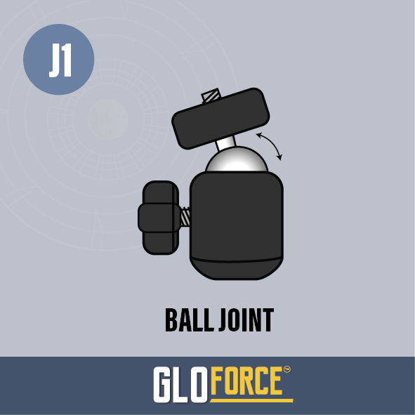 Gloforce Components J1 rotule métal 1/4 UNC