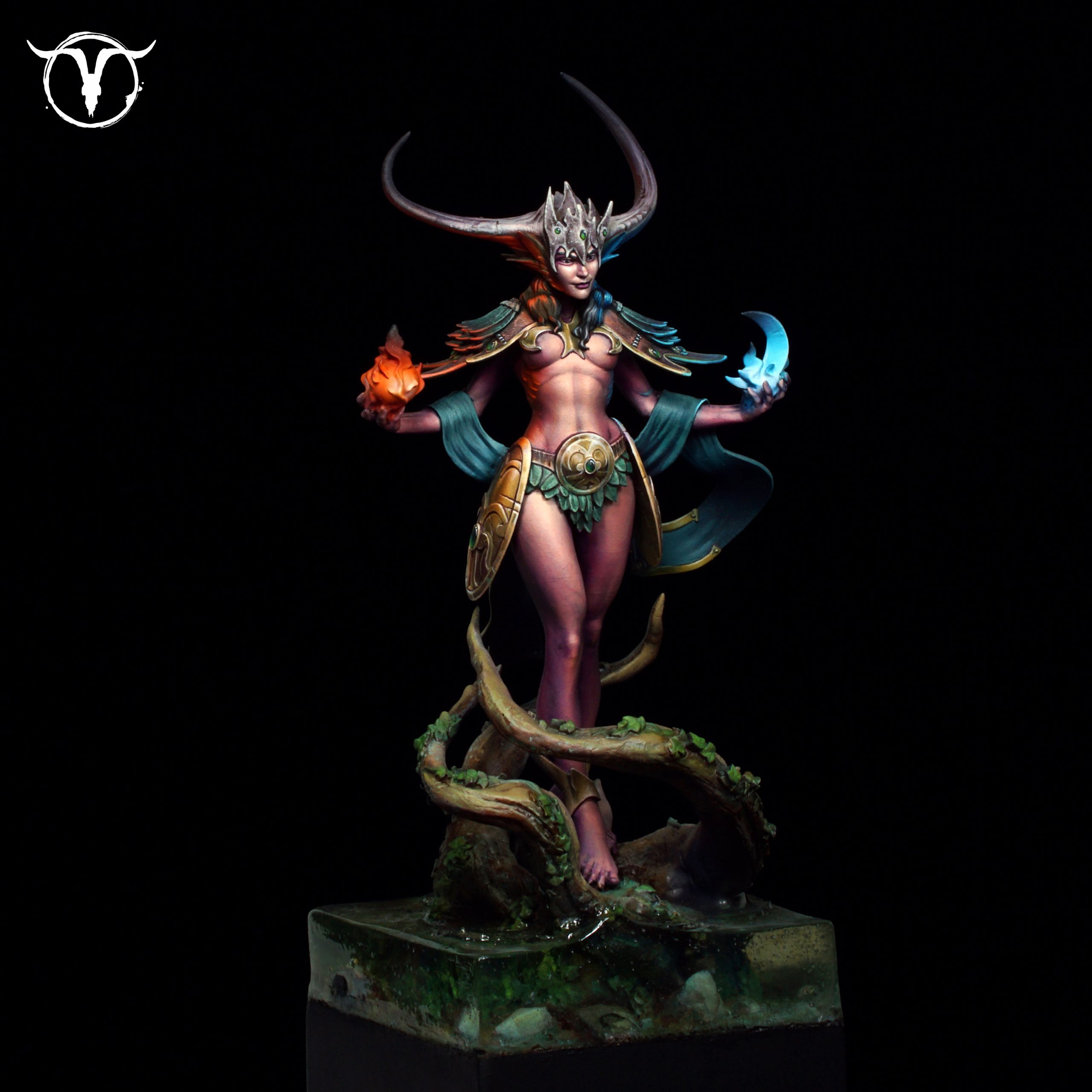 Akelarre Amari 75mm figurine résine déesse nature