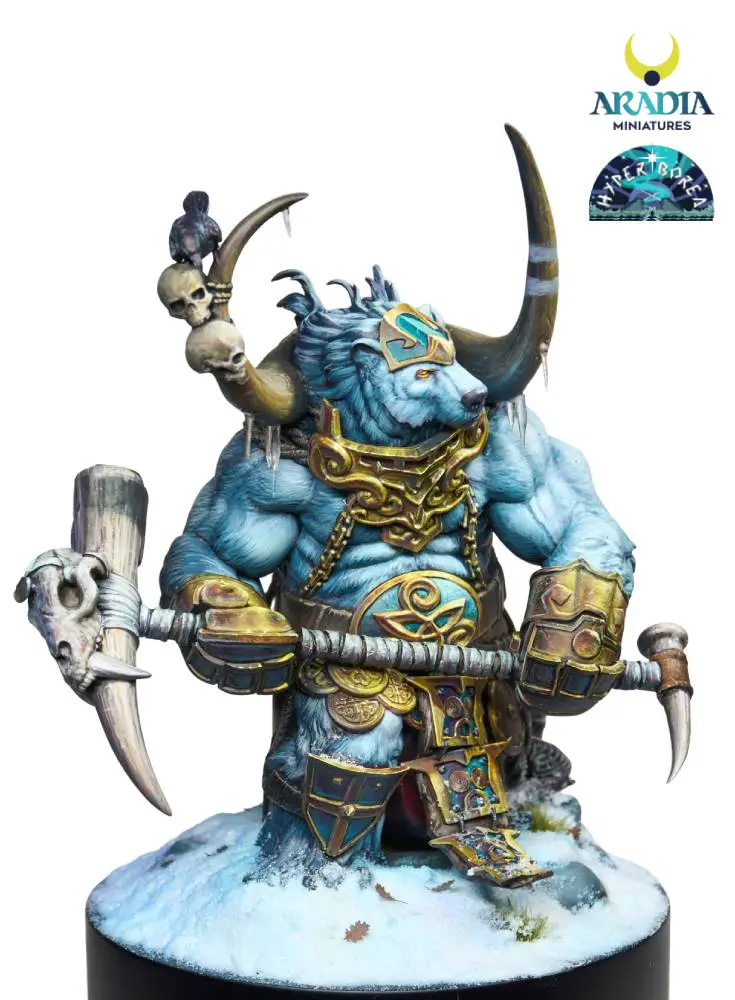 Aradia Minis Hyperborea Björnak figurine en résine à peindre
