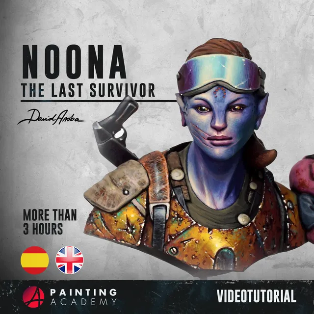 Akelarre Models Noona vidéotutoriel peinture buste