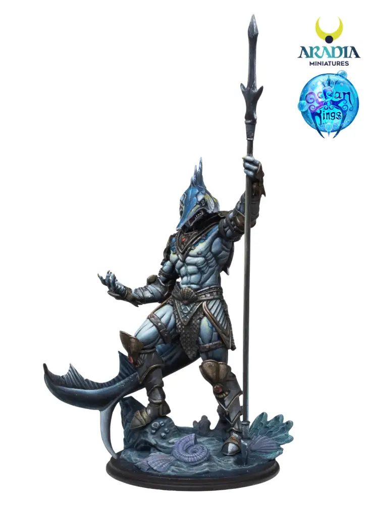 Aradia Minis Ocean Kings Aqualon Bladecrest figurine résine