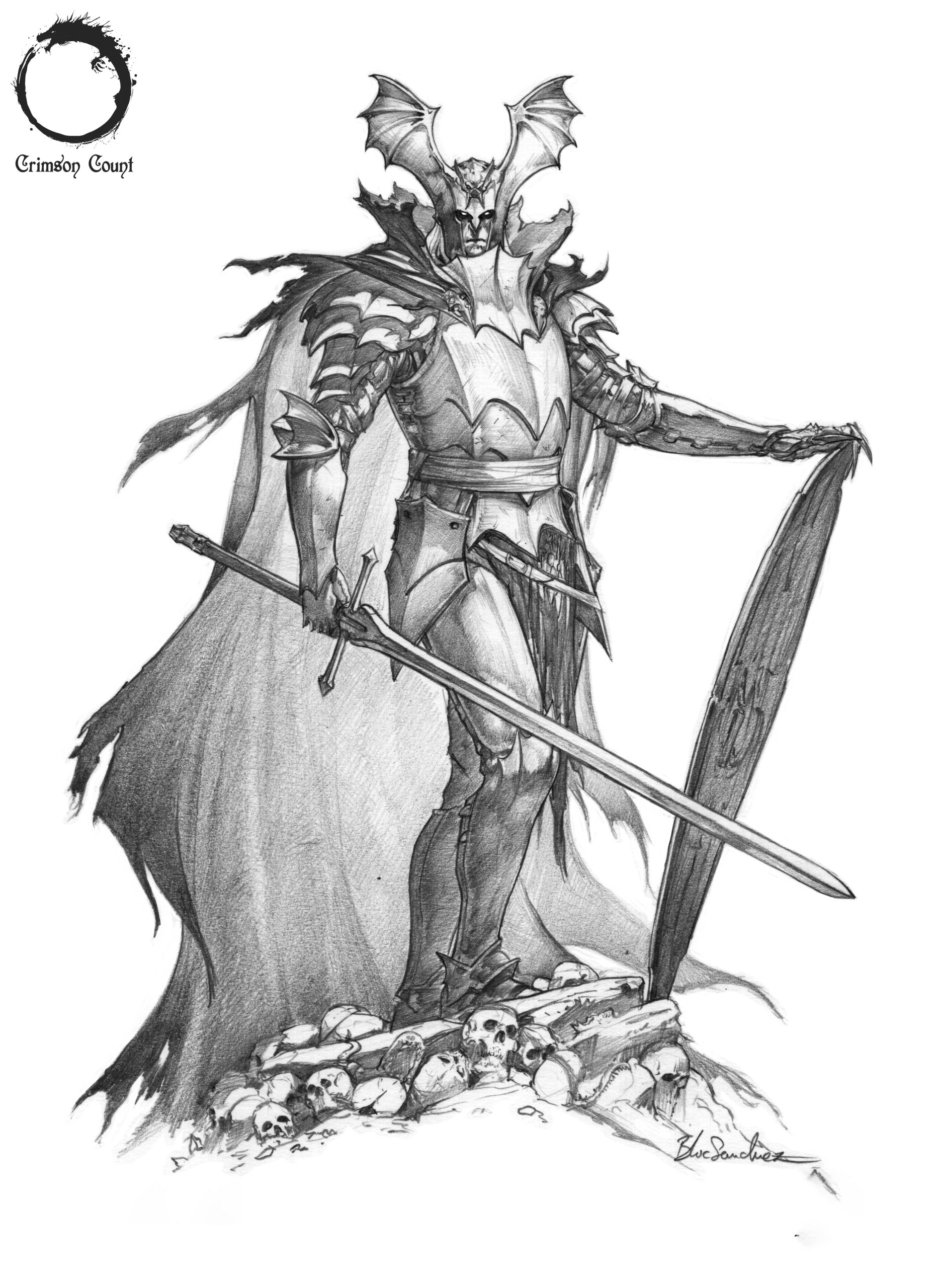 Akelarre Models Dracul Lord Undead figurine résine 35 mm