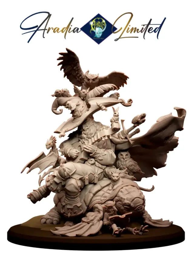 Aradia Classic Fantasy The Storyteller figurine résine 75mm barde