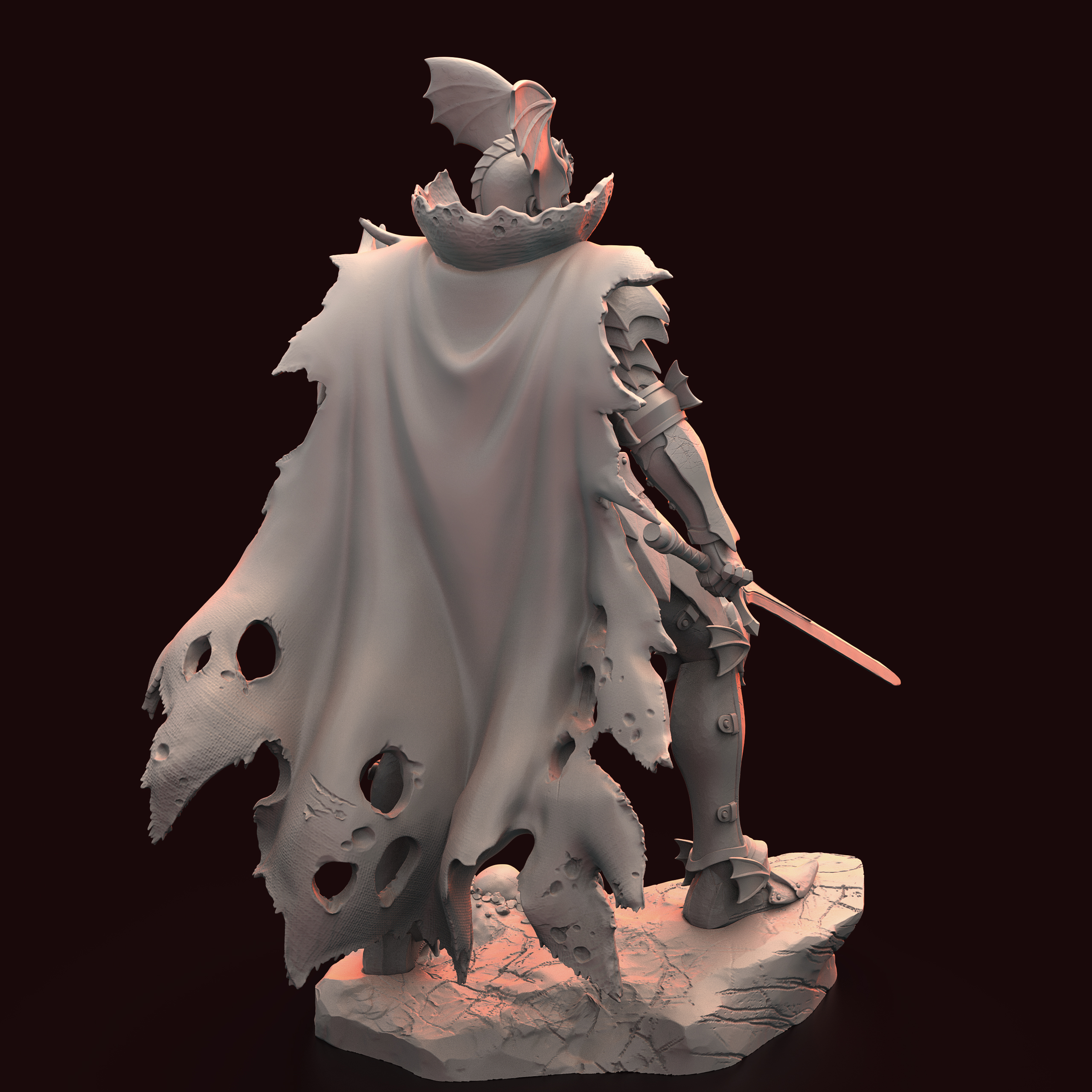 Akelarre Models 80mm figurine Dracul Lord Undead résine