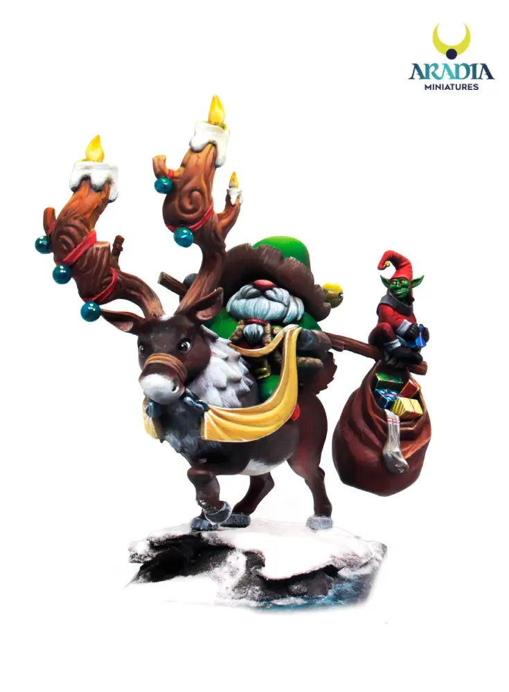 Aradia Classic Fantasy Santa figurine résine père Noël